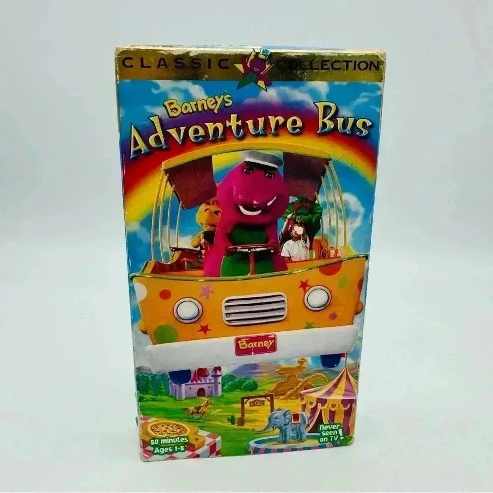 Barney's Adventure Bus Classic VHS Tape Movie #2020